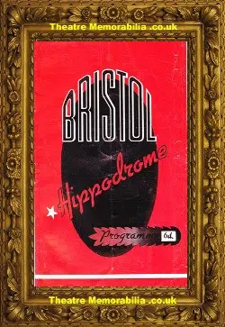 Bristol Hippodrome Theatre – Free As Air – 1958 Leonard Rossiter