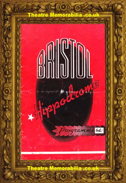 Bristol Hippodrome Theatre – Guys And Dolls – 1955