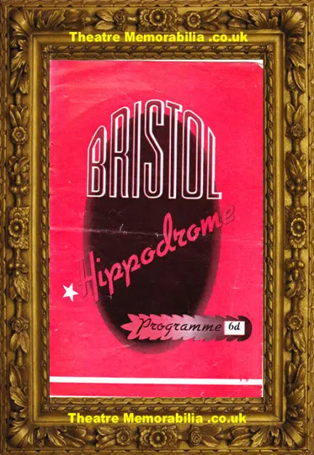 Bristol Hippodrome Theatre – My Three Angels – 1955