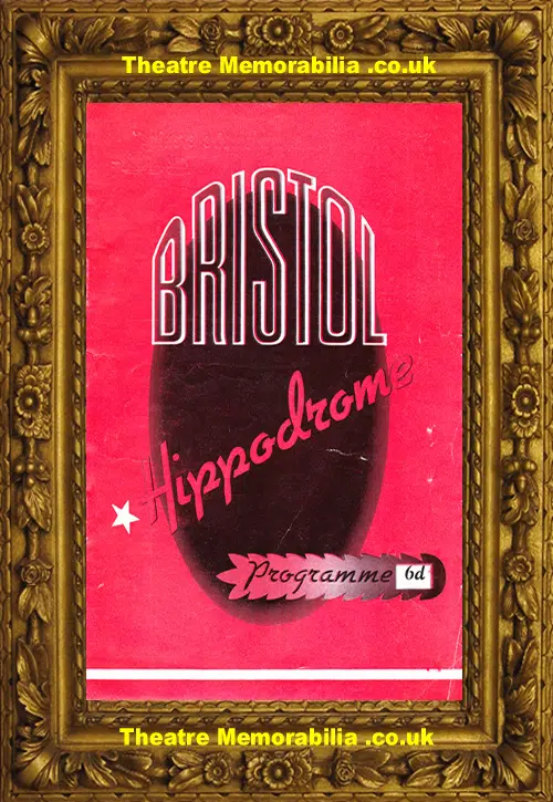 Bristol Hippodrome Theatre - Peter Pan - 1955