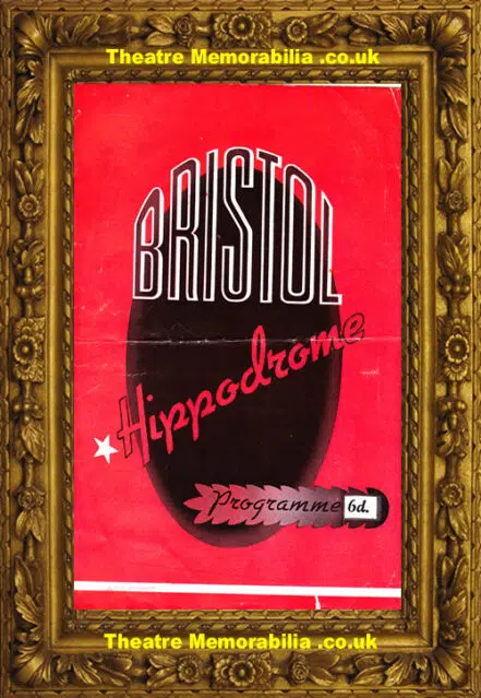 Bristol Hippodrome Theatre – The Marriage Of Figaro – 1956
