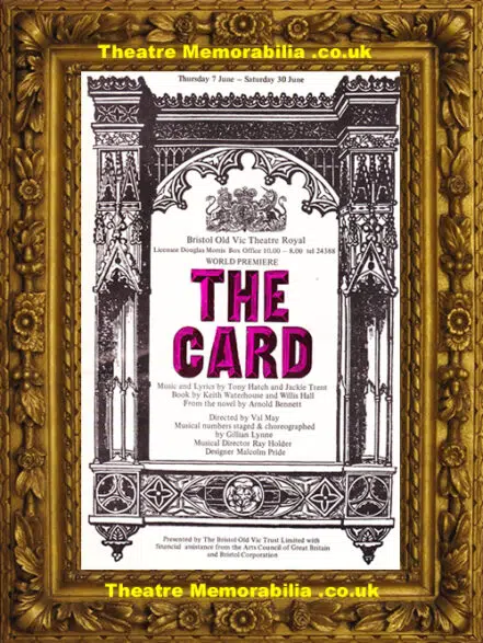 Bristol Old Vic Theatre – The Card – 1973 – Joan Hickson