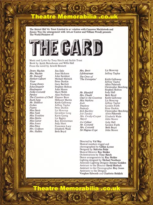 Bristol Old Vic Theatre - The Card - 1973 - Joan Hickson