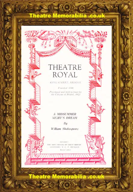 Bristol Theatre Royal – A Midsummer Night’s Dream – 1948