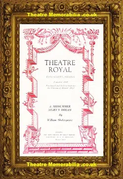 Bristol Theatre Royal – A Midsummer Night’s Dream – 1948