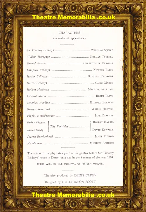 Bristol Theatre Royal - A Penny For A Song - 1952