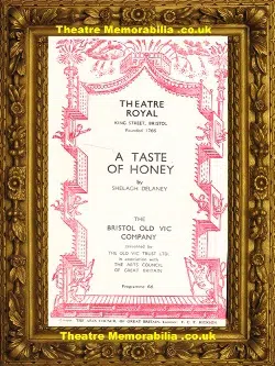 Bristol Theatre Royal – A Taste Of Honey – 1960 Leonard Rossiter