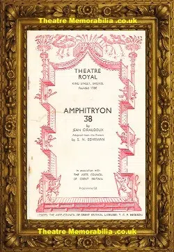 Bristol Theatre Royal – Amphitryon 38 – 1958 – Peter O’Toole