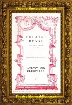 Bristol Theatre Royal – Antony And Cleopatra – 1953
