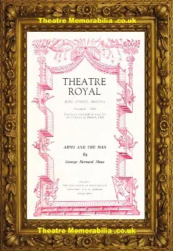 Bristol Theatre Royal – Arms And The Man – 1949