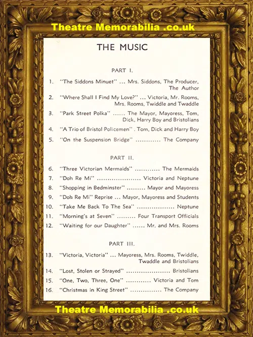 Bristol Theatre Royal - Christmas In King Street - 1958