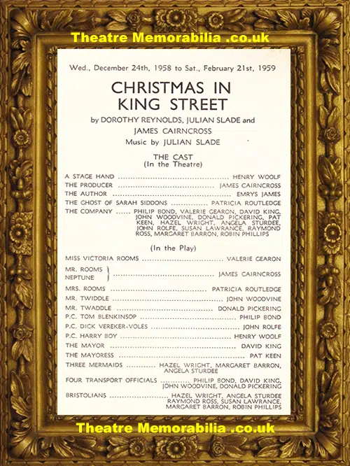 Bristol Theatre Royal - Christmas In King Street - 1958