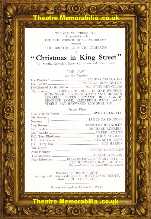 Bristol Theatre Royal - Christmas In King Street - 1958