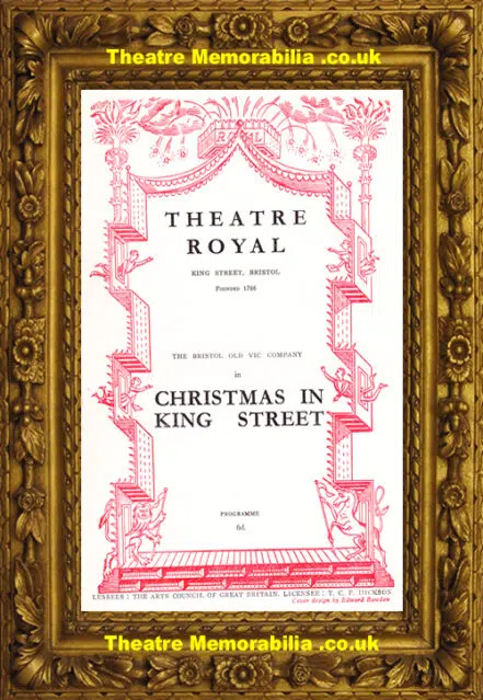 Bristol Theatre Royal – Christmas In King Street – 1958 Reynolds
