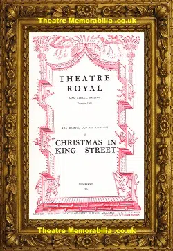 Bristol Theatre Royal – Christmas In King Street – 1958 Reynolds