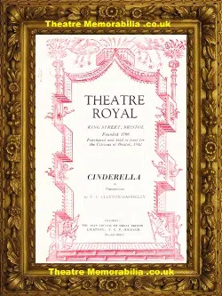 Bristol Theatre Royal – Cinderella – 1956