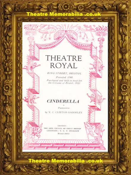 Bristol Theatre Royal – Cinderella – 1956 – Ann Way