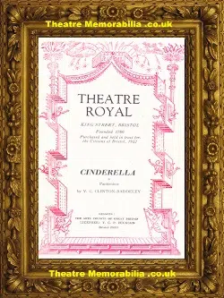Bristol Theatre Royal – Cinderella – 1956 – Ann Way