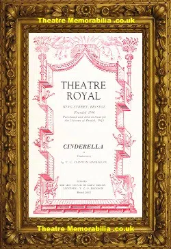 Bristol Theatre Royal – Cinderella – 1956