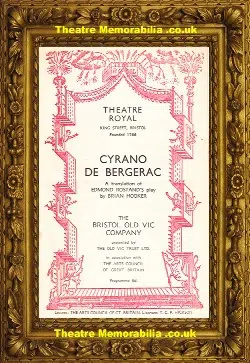 Bristol Theatre Royal – Cyrano De Bergerac – 1959