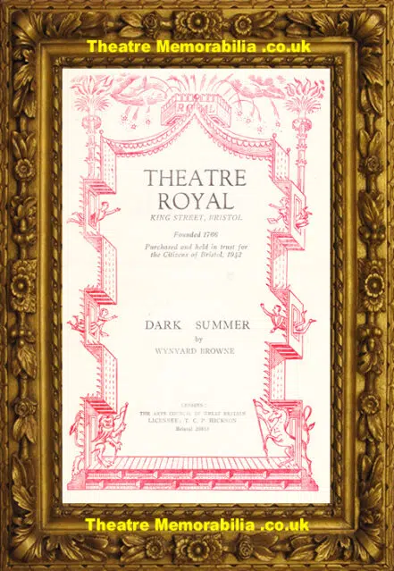 Bristol Theatre Royal – Dark Summer – 1948