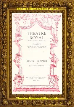 Bristol Theatre Royal – Dark Summer – 1948
