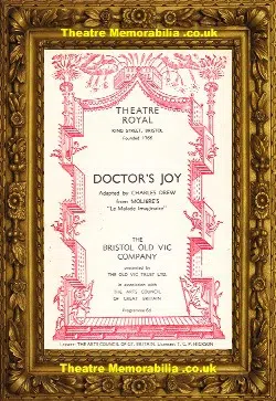 Bristol Theatre Royal – Doctor’s Joy – 1958