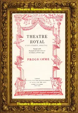 Bristol Theatre Royal – Father Malachy’s Miracle – 1945 + Flyer