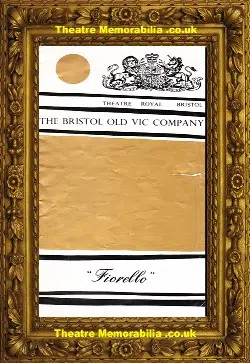Bristol Theatre Royal – Fiorello – 1962 – David Lander