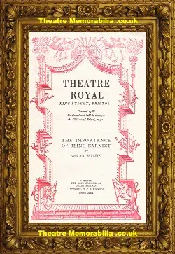 Bristol Theatre Royal – Importance Of Being Earnest – 1946