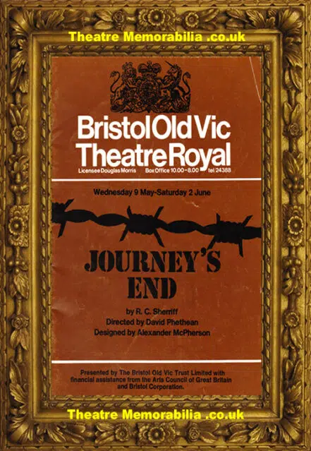 Bristol Theatre Royal – Journeys End – 1973