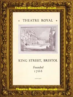 Bristol Theatre Royal – King Street – Information Booklet 1940s