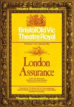 Bristol Theatre Royal – London Assurance – 1973