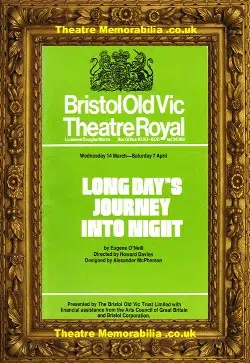 Bristol Theatre Royal – Long Day’s Journey Into Night – 1973