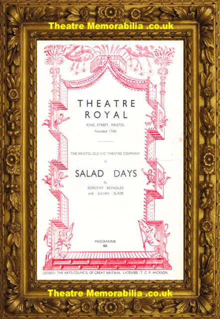 Bristol Theatre Royal – Salad Days – 1954 – June