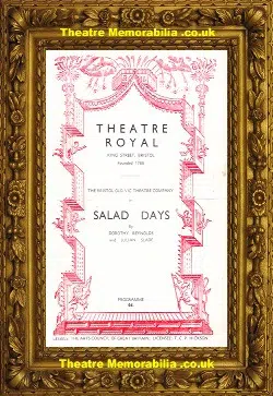 Bristol Theatre Royal – Salad Days – 1954 – June