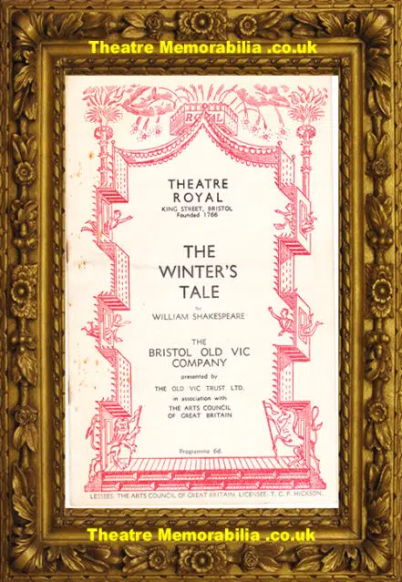 Bristol Theatre Royal -The Winter’s Tale – 1955
