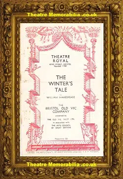 Bristol Theatre Royal -The Winter’s Tale – 1955