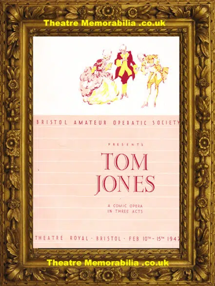 Bristol Theatre Royal – Tom Jones – 1947