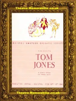 Bristol Theatre Royal – Tom Jones – 1947
