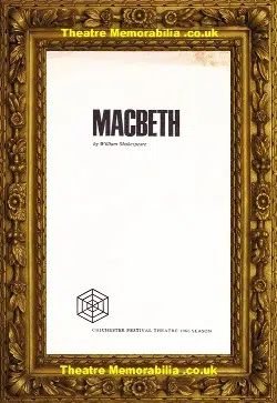 Chichester Festival Theatre – Macbeth – 1966 – Ben Kingsley
