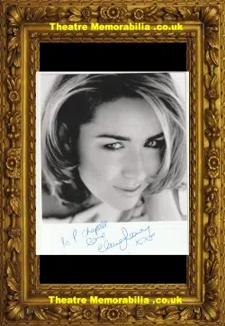 Claire Sweeney Signed Autograph Picture – Presenter Singer