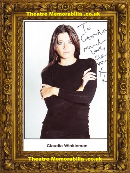 Claudia Winkleman Autograph Signed Picture Strictly Come Dancing