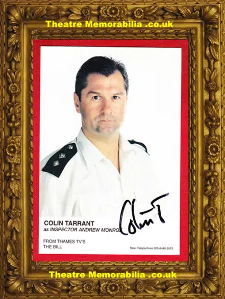 Colin Tarrant Autograph Signed Picture – The Bill