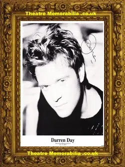 Darren Day – A  Large Autographed Signed Photograph 1990s