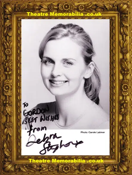 Debra Stephenson Autograph Frankie Baldwin in Coronation Street