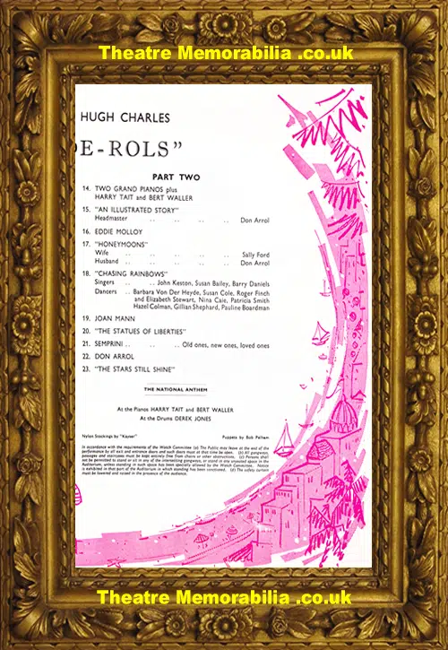 Eastbourne Theatre - The Fol De Rols - 1965 - Joan Mann