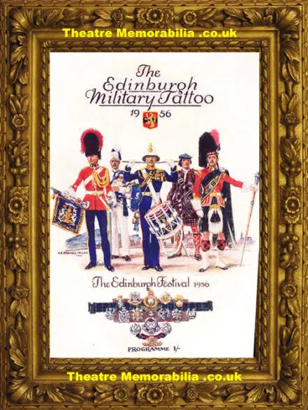 Edinburgh Military Tattoo Festival Scotland 1956