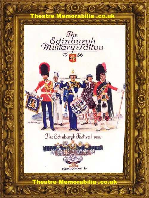 Edinburgh Military Tattoo Festival Scotland 1956