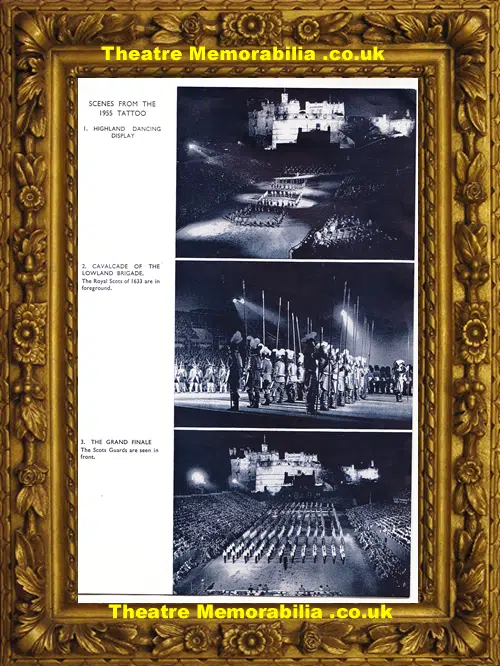 Edinburgh Military Tattoo Festival Scotland 1956